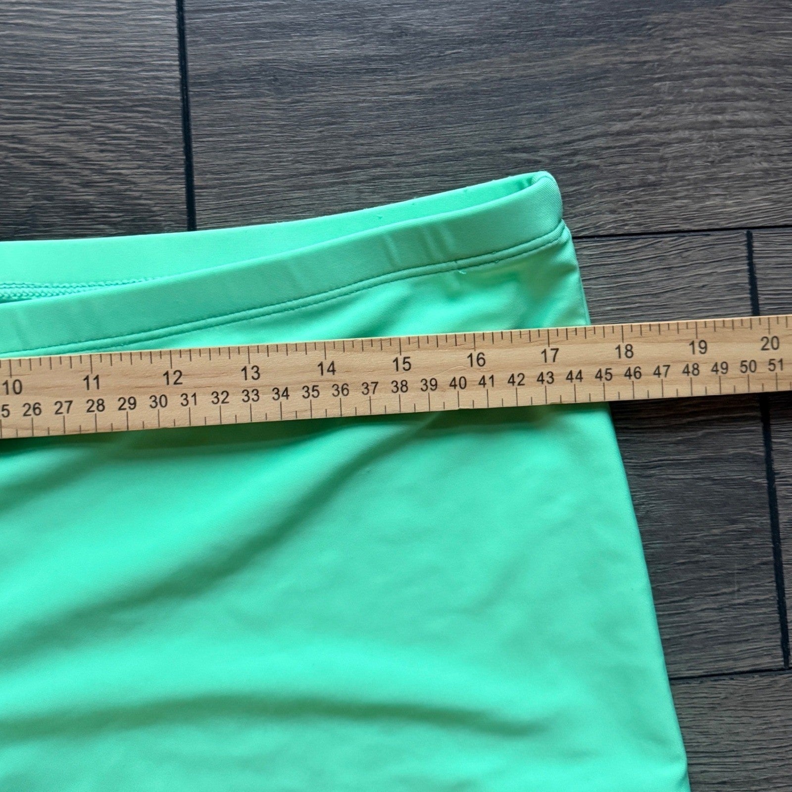 Esprlia Mint Green Swim Shorts Boy Shorts Plus Size XXL Stretchy Beachwear