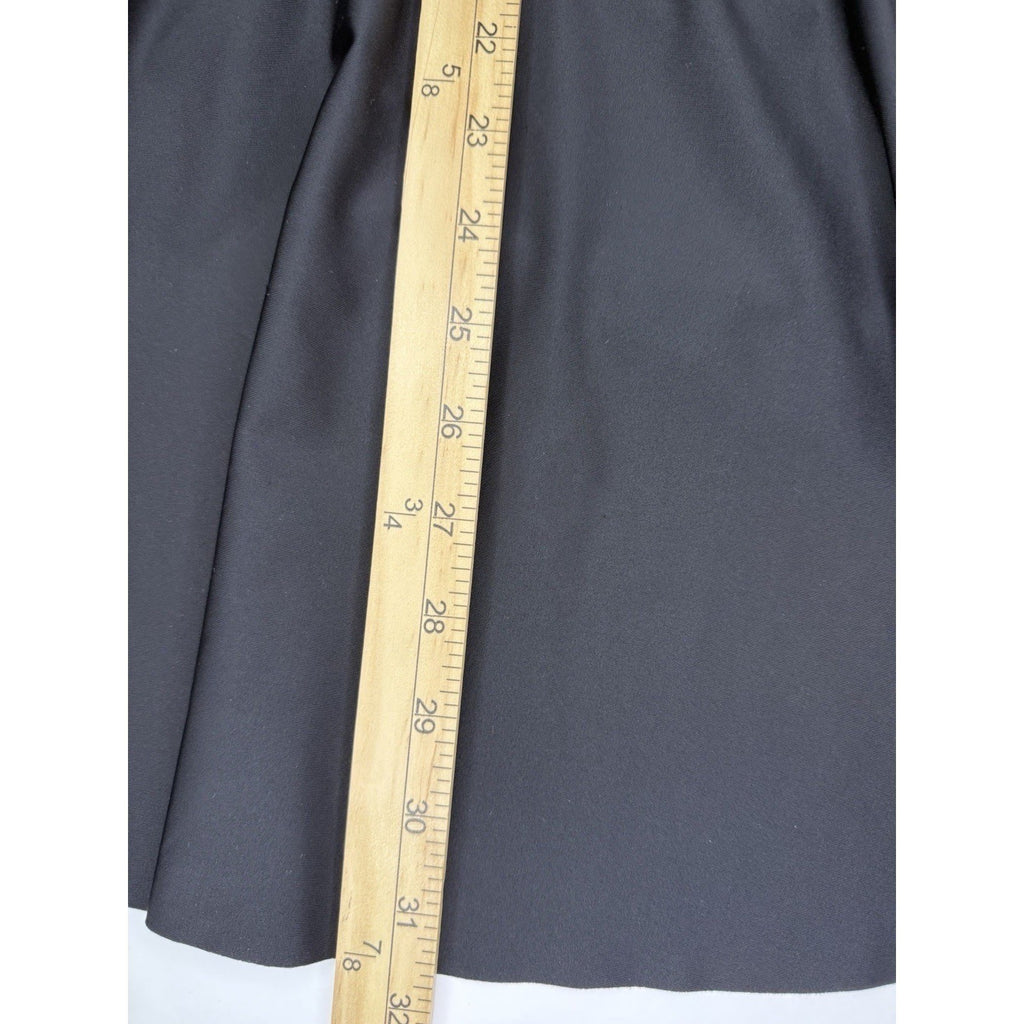 NWOT Womens Black One Shoulder Ruched Skirted Swim Dress One Piece Swimsuit xl