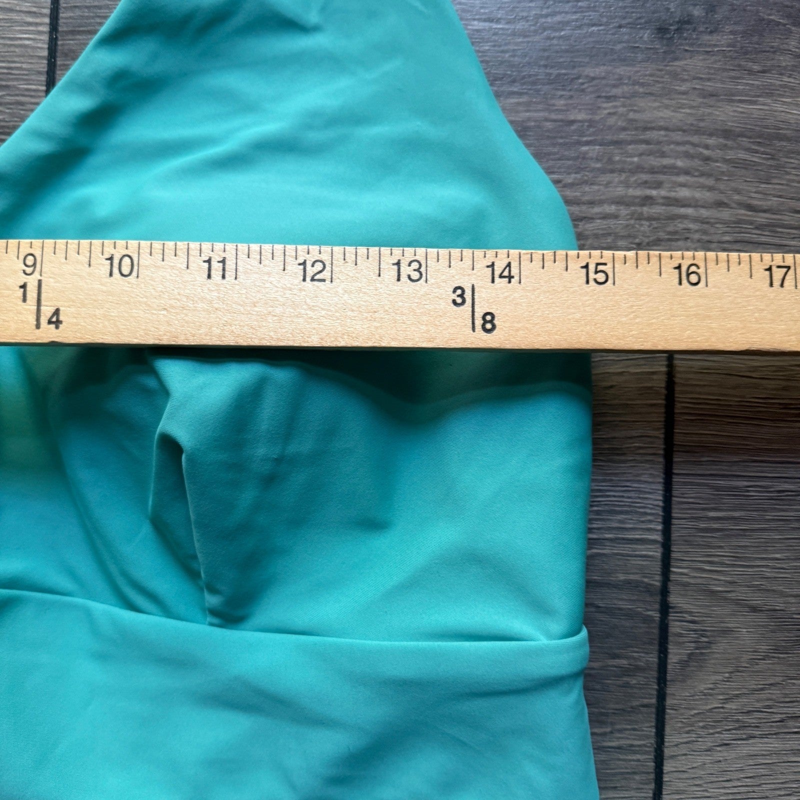 BNWT Old Navy Women 2X Teal Green Peplum Halter Tankini Swim Top NWT 660892-01-1