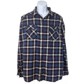 American Rag Shirt Mens XL Blue Plaid Long Sleeve Button Pockets