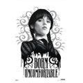 Wednesday Addams Born Uncomfortable Season 2 Poster Jenna Ortega 22.375x34