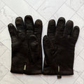 1940s Julius Garfinckel & Co Vintage Mens Leather Gloves Brown Size 10
