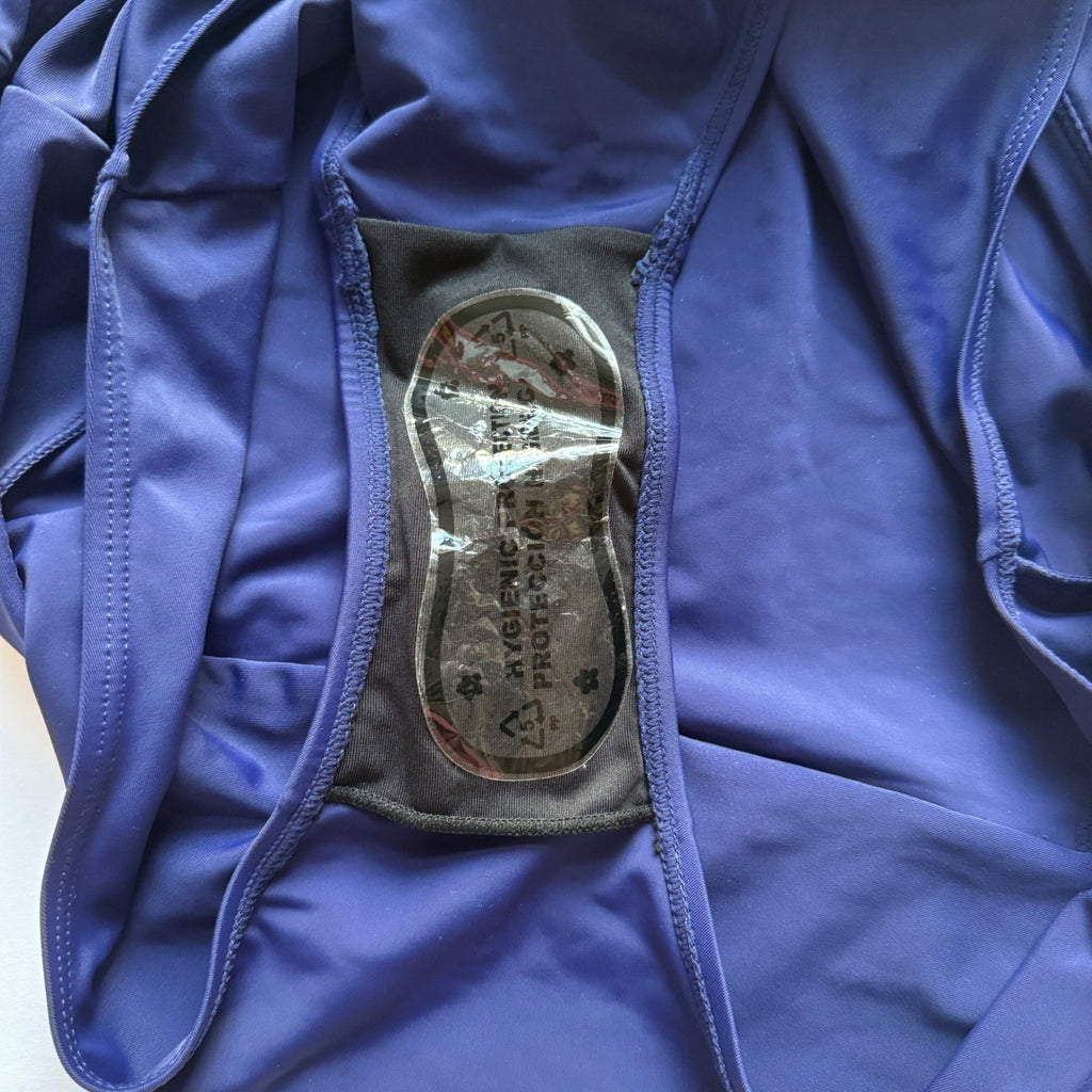 NWOT Navy Blue 20W Swim skort skirt with Built-in Bottoms Swimwear