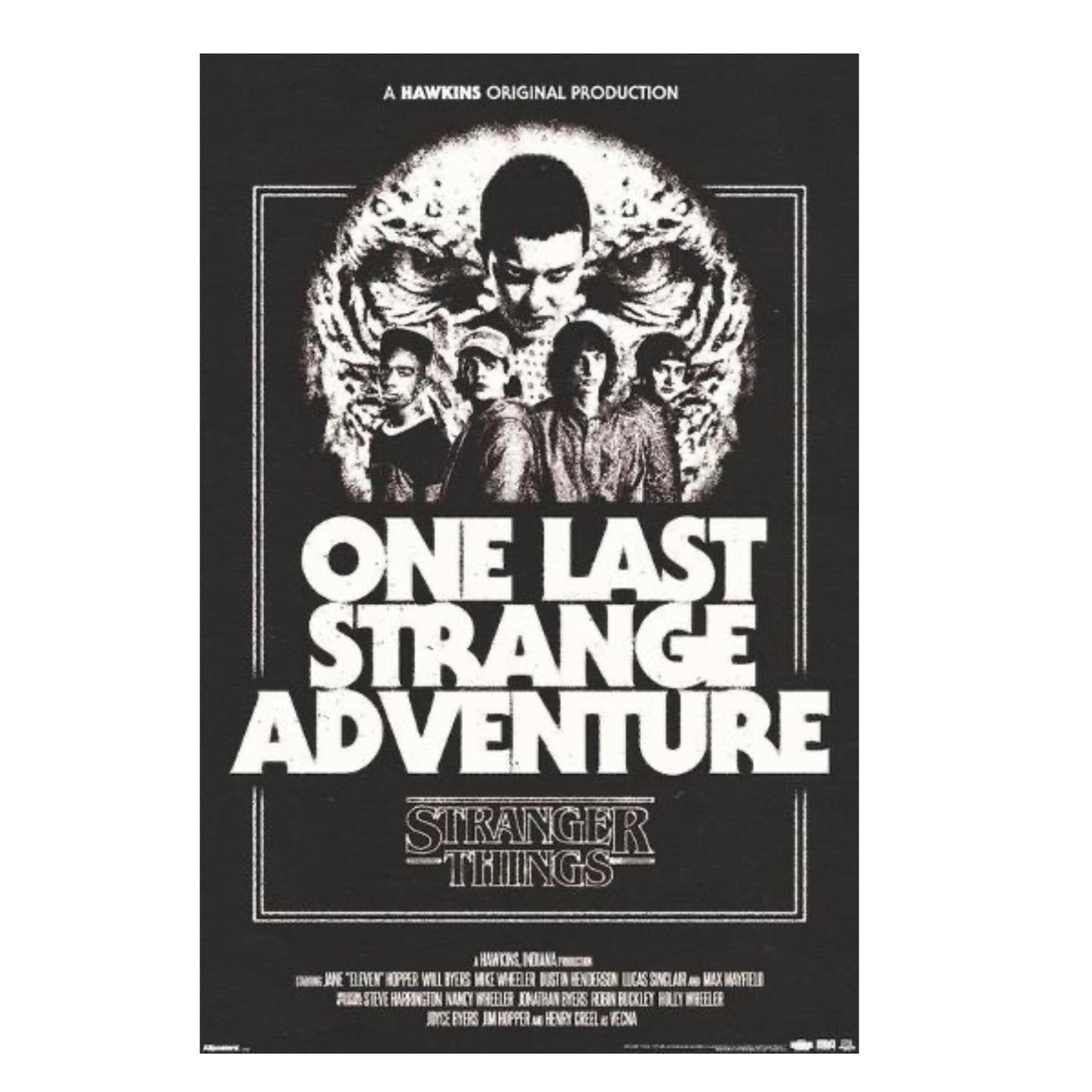Stranger Things Season 5 One Last Strange Adventure Poster 22x34 RP26020 New