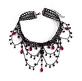 Elegant Gothic Lace Choker Collar Necklace Victorian Halloween Fashion Jewelry