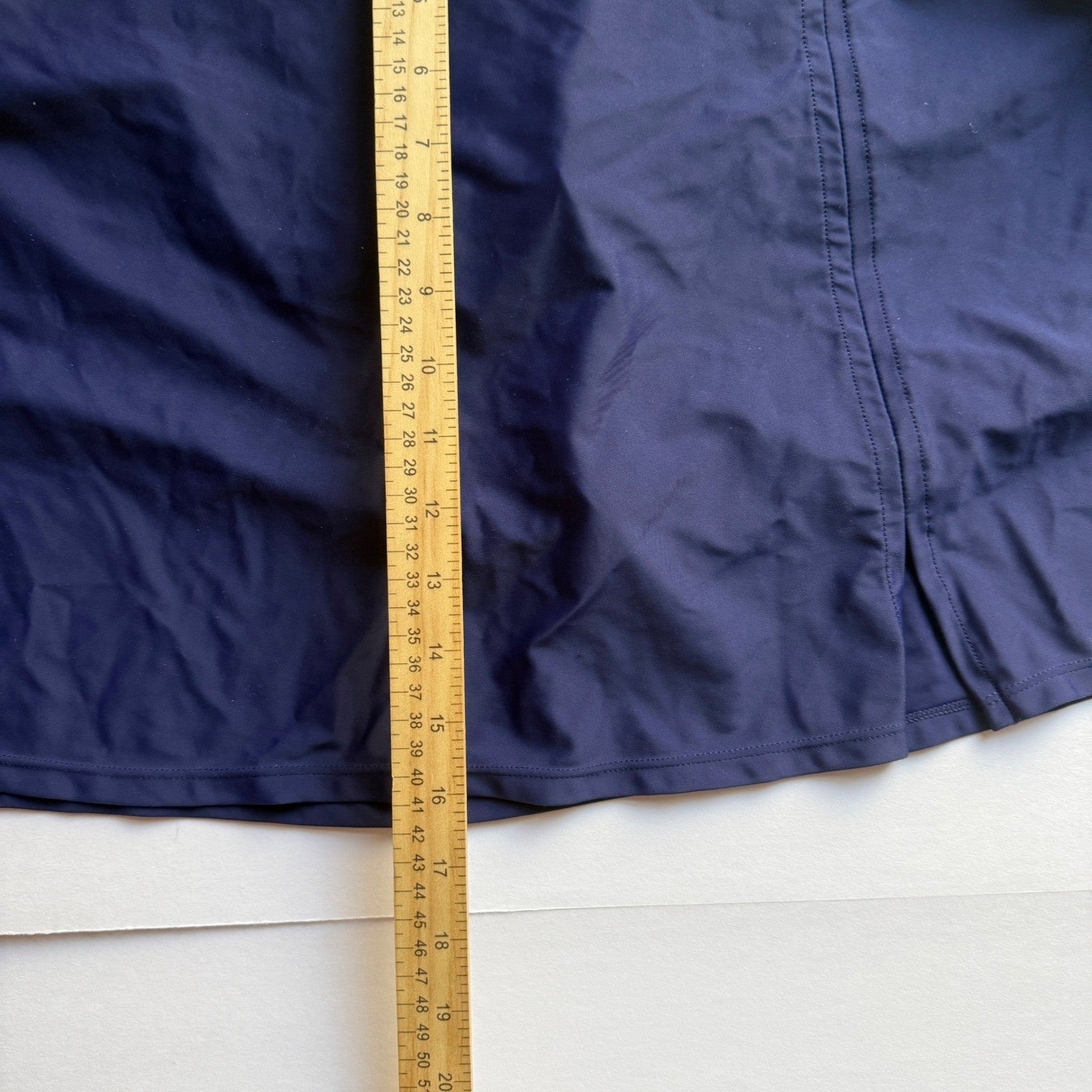 NWOT Navy Blue 20W Swim skort skirt with Built-in Bottoms Swimwear