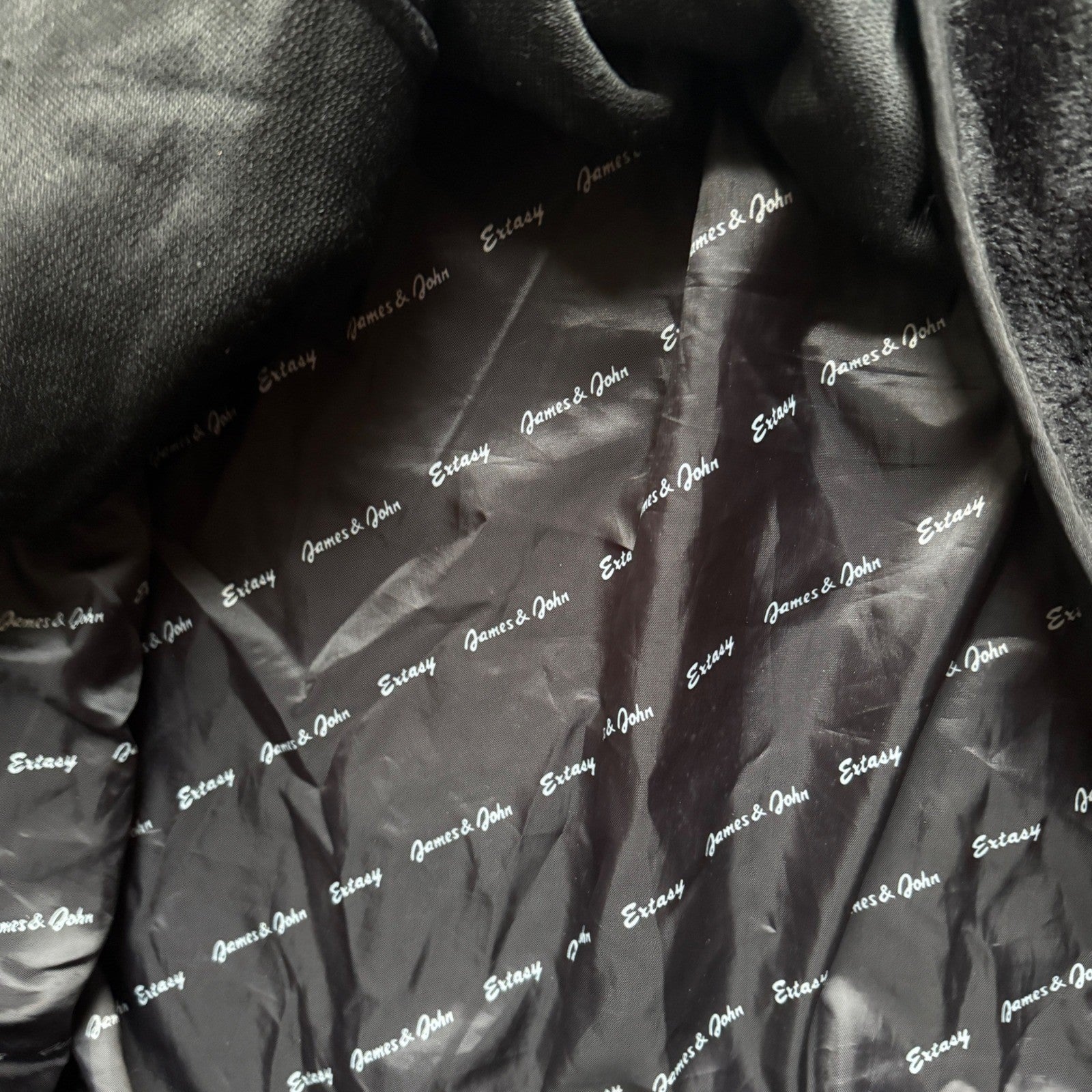 Extasy James & John Leather Bomber Jacket 4XL Tiger Eagle Embroidered RARE Vtg