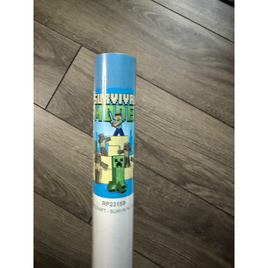 Minecraft Survival Mode Wall Poster 22.375 x 34 Steve Creeper RP23159 New