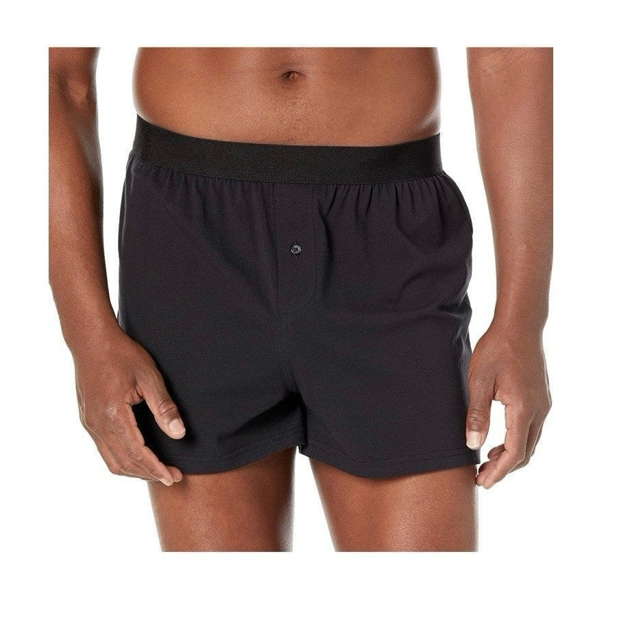 Amazon Essentials black sleep shorts 5XLT never worn lightweight elastic waist