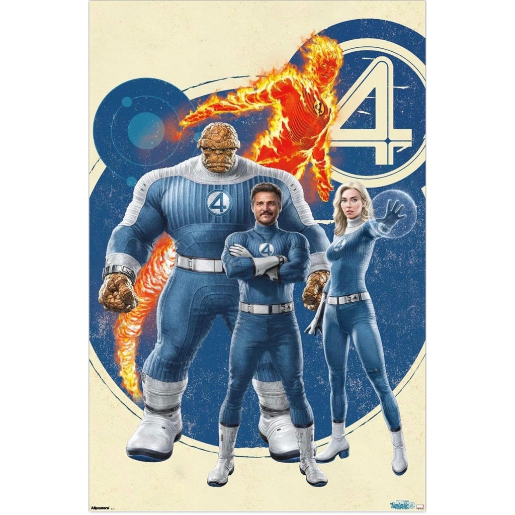 Marvel Fantastic Four First Steps Group Wall Poster 22.375x34 RP26337 NEW