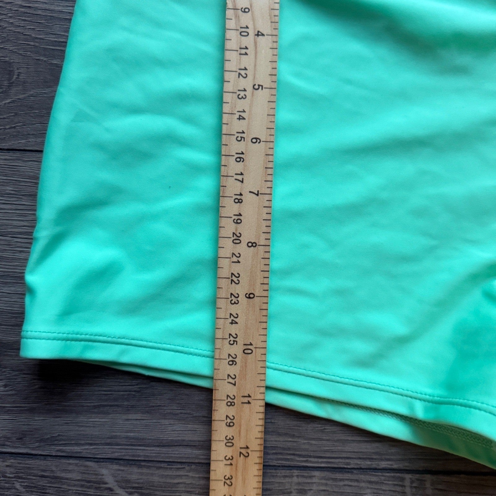 Esprlia Mint Green Swim Shorts Boy Shorts Plus Size XXL Stretchy Beachwear
