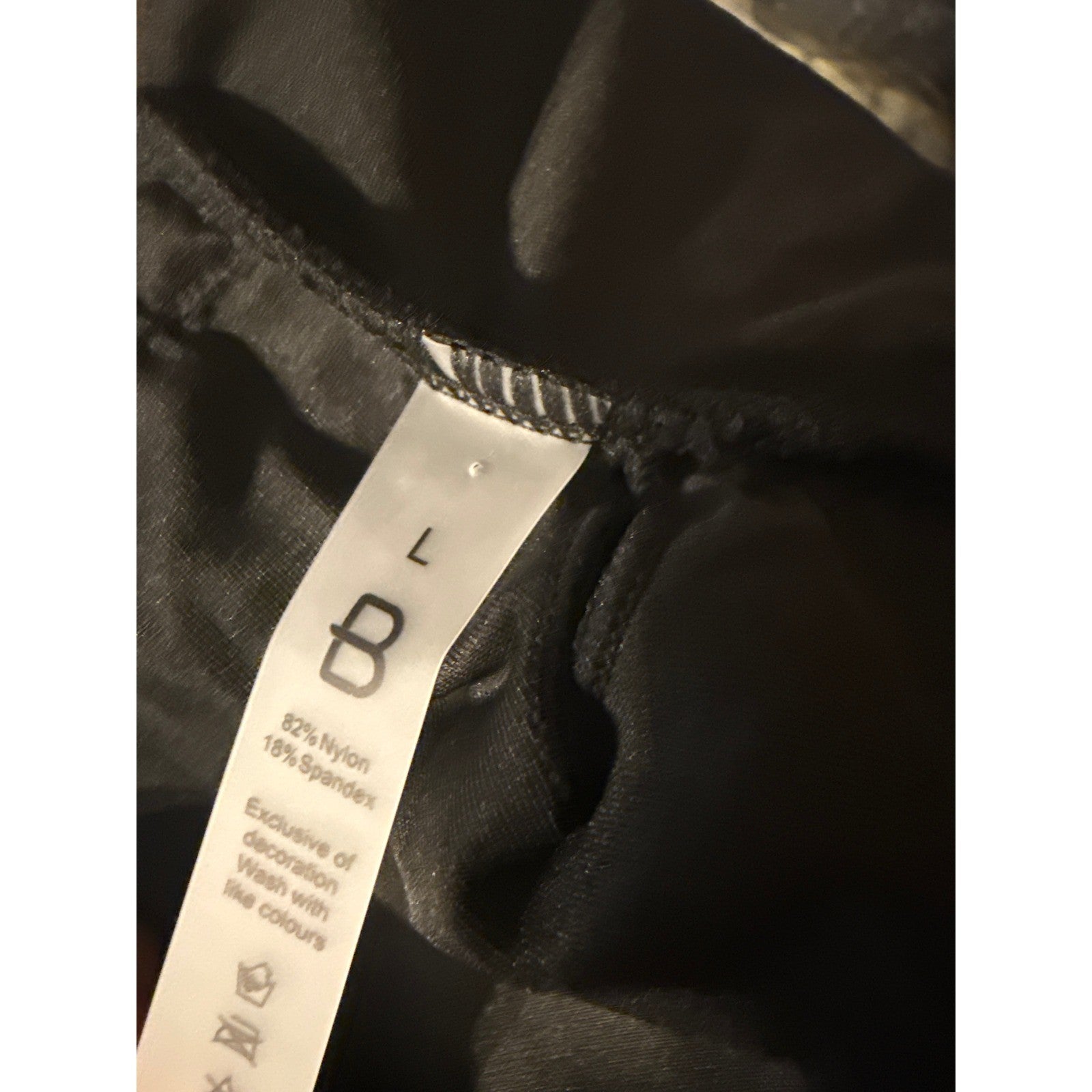 NWOT Womens Black One Piece Swimsuit Ruffle V Neck Ruched Tummy Control