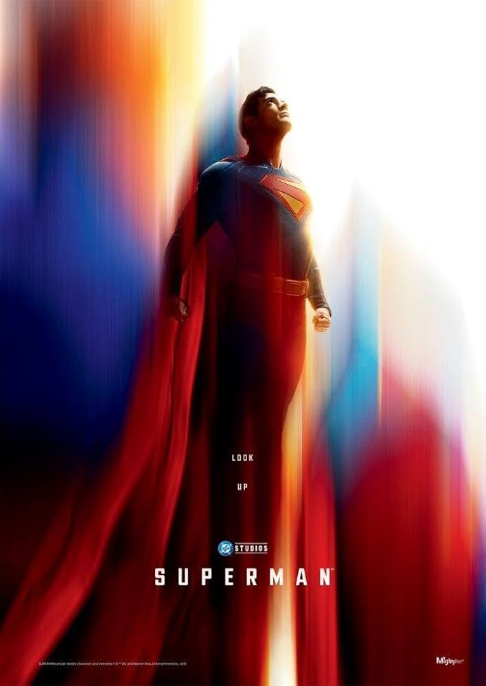 DC Comics Superman 2025 Movie Teaser Poster RP26402 Look Up 22.375x34 Wall Art